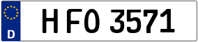 Truck License Plate